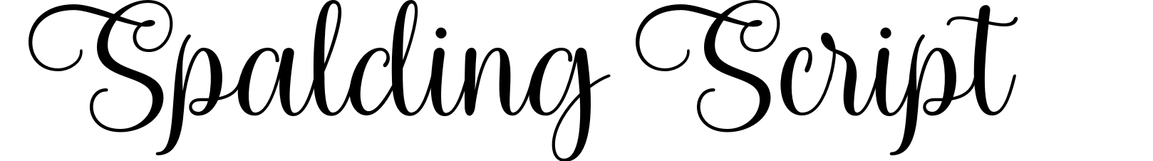 Spalding Script