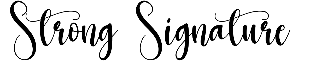 Strong Signature