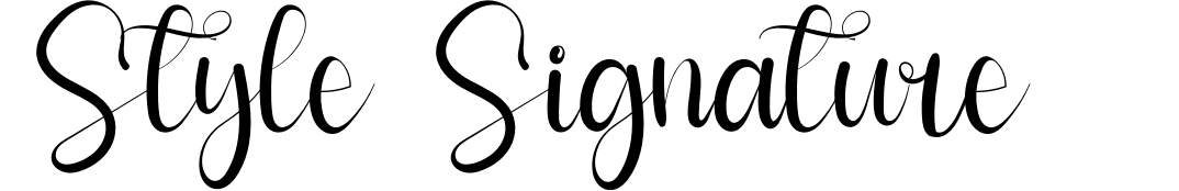 Style Signature