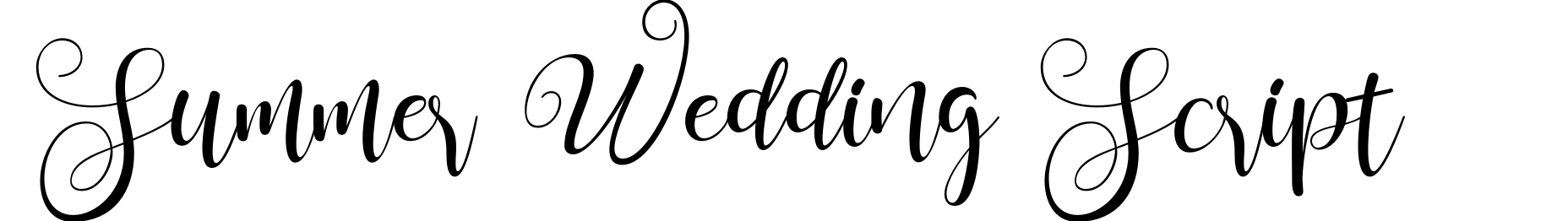 Summer Wedding Script