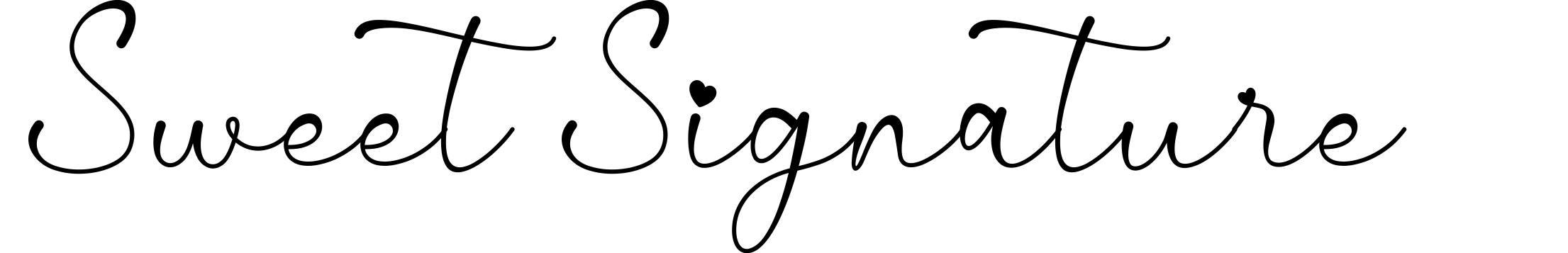 Sweet Signature