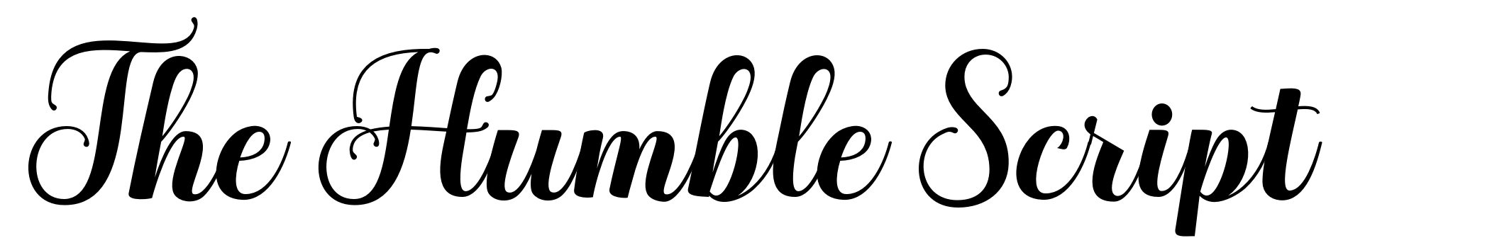 The Humble Script