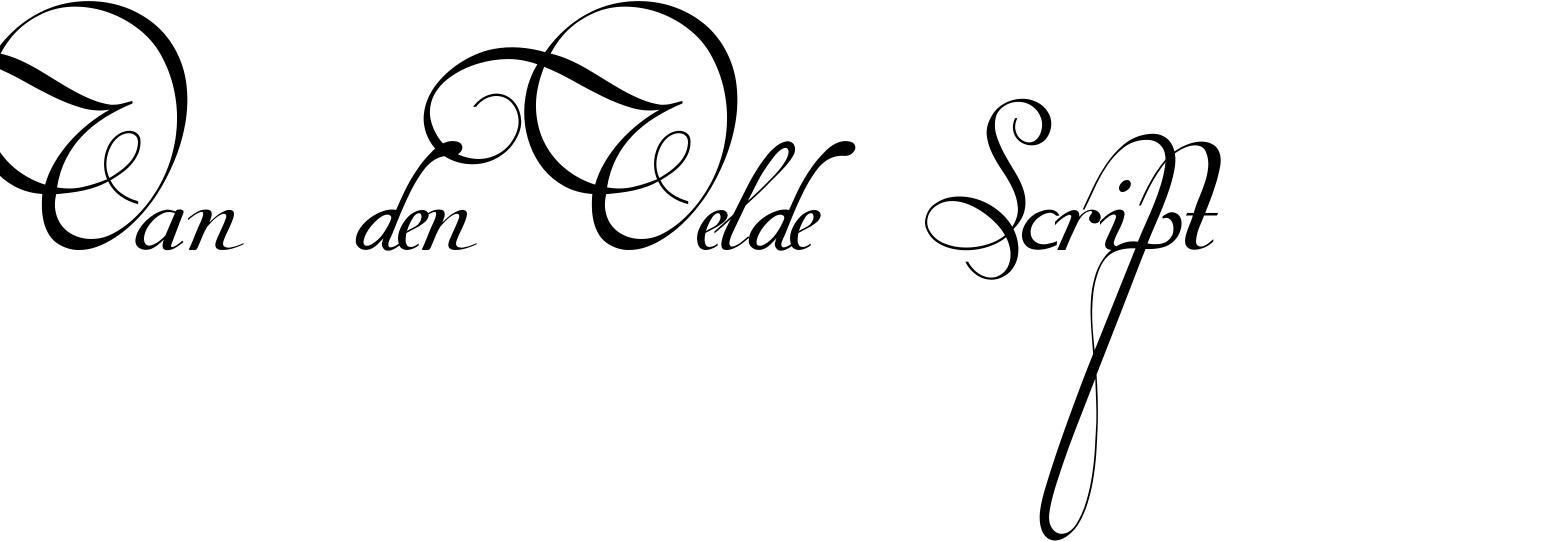 Van den Velde Script