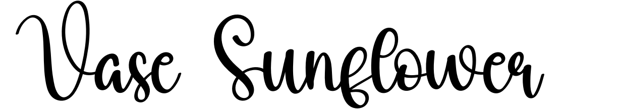 Vase Sunflower