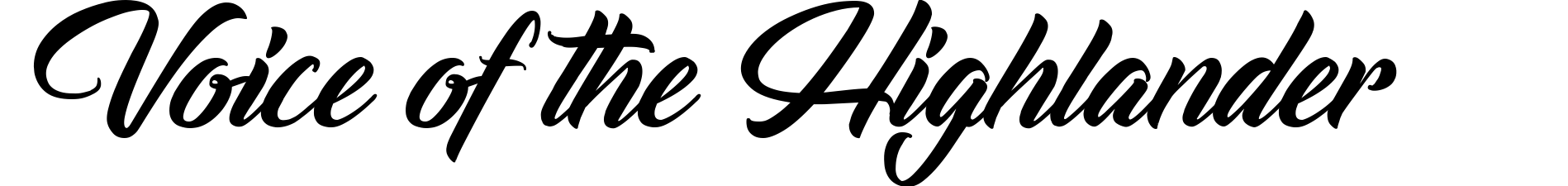 Voice of the Highlander