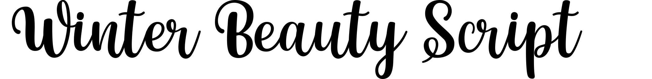 Winter Beauty Script