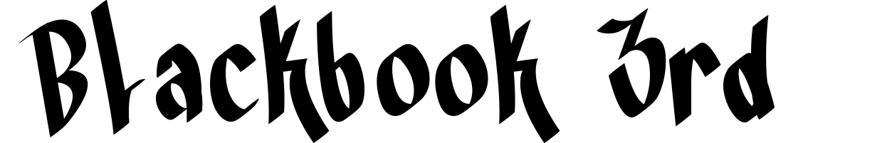 Blackbook 3rd