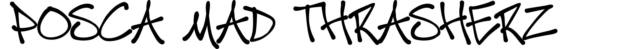 Posca Mad Thrasherz