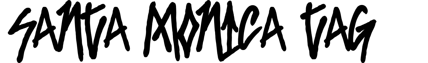 Santa Monica Tag