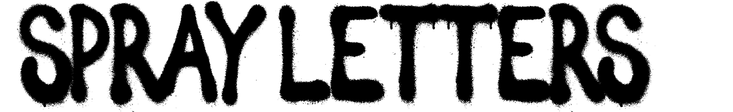 Spray Letters