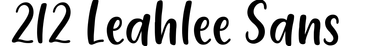 212 Leahlee Sans