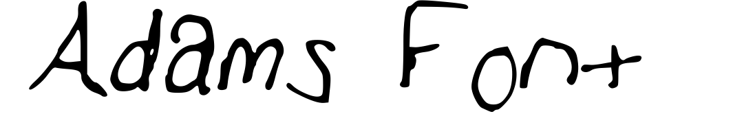 Adams Font