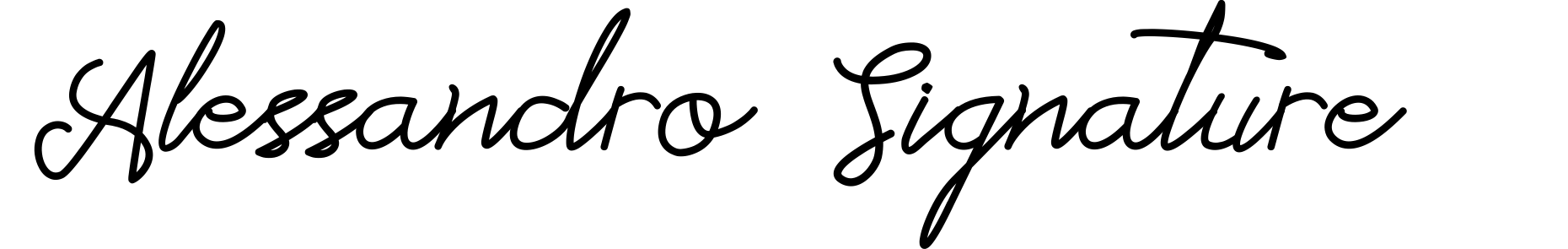 Alessandro Signature