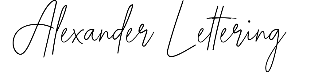 Alexander Lettering