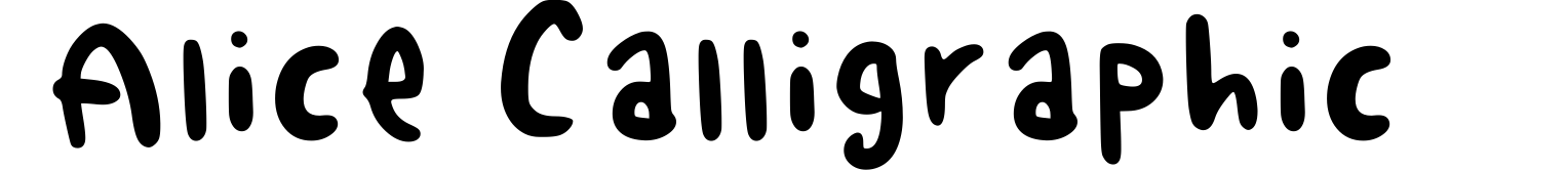 Alice Calligraphic