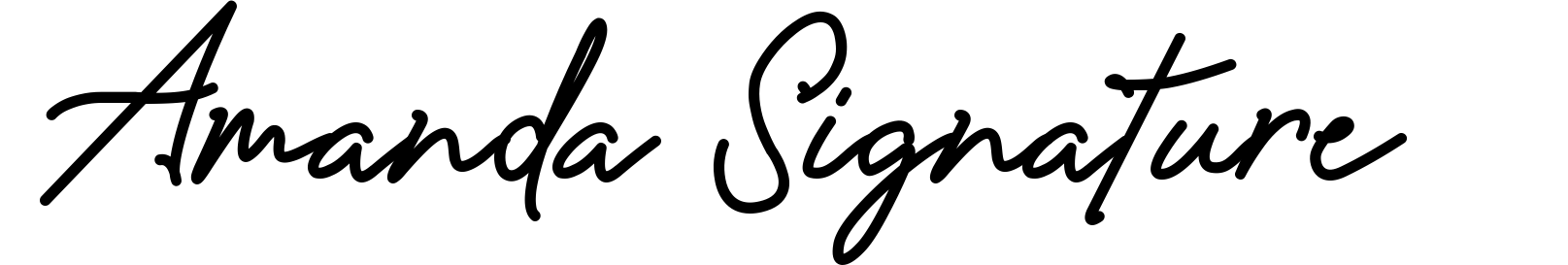 Amanda Signature