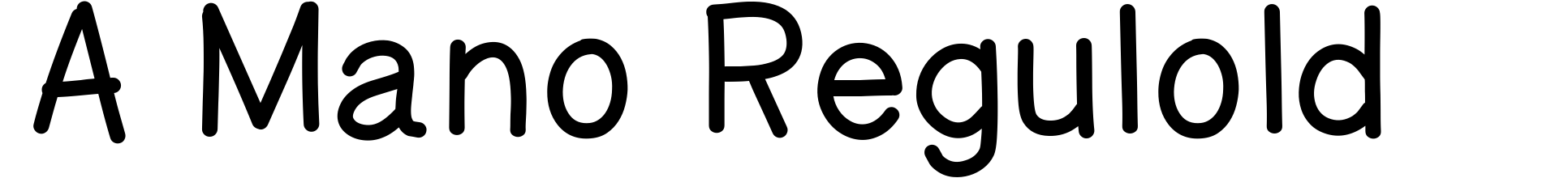 A Mano Regulold