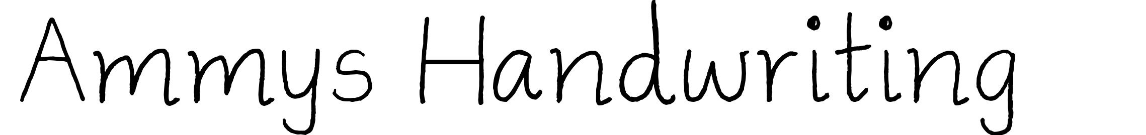 Ammys Handwriting