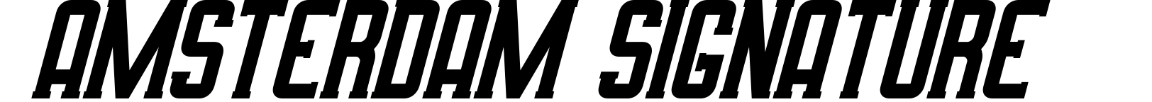 Amsterdam Signature