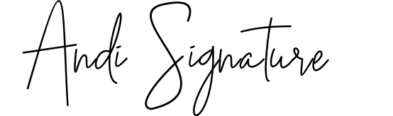 Andi Signature