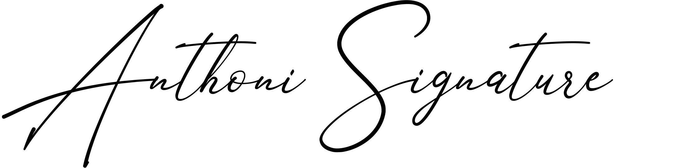 Anthoni Signature