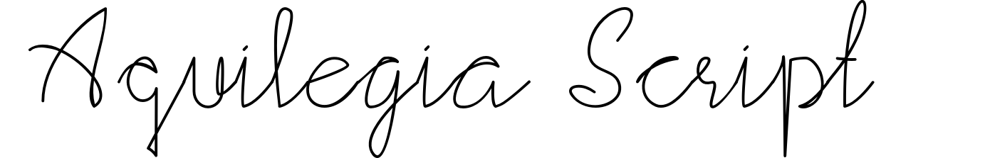 Aquilegia Script