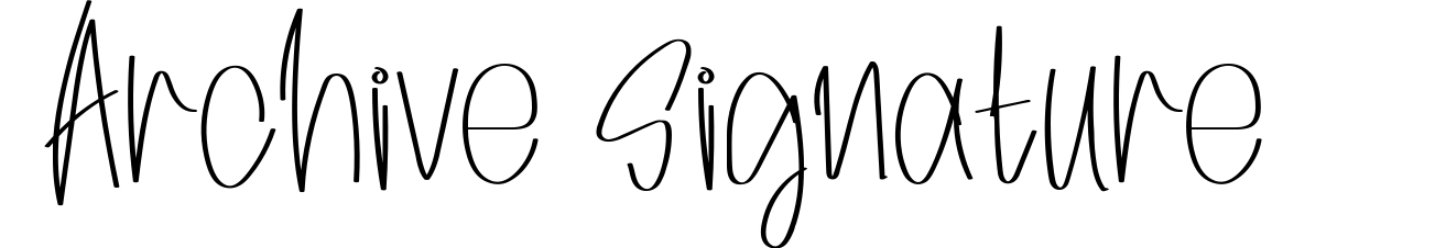 Archive Signature