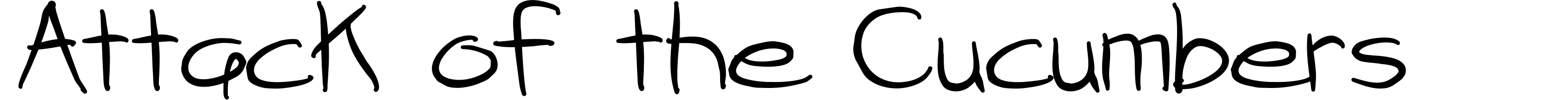 Attack of the Cucumbers