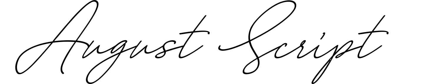 August Script