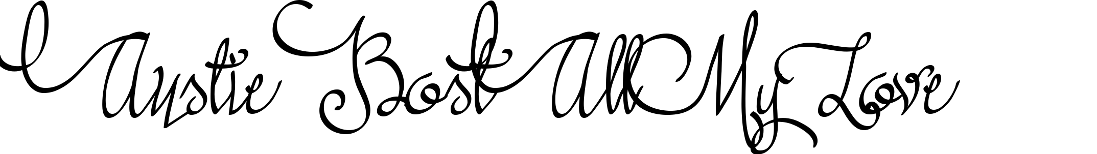 Austie Bost All My Love