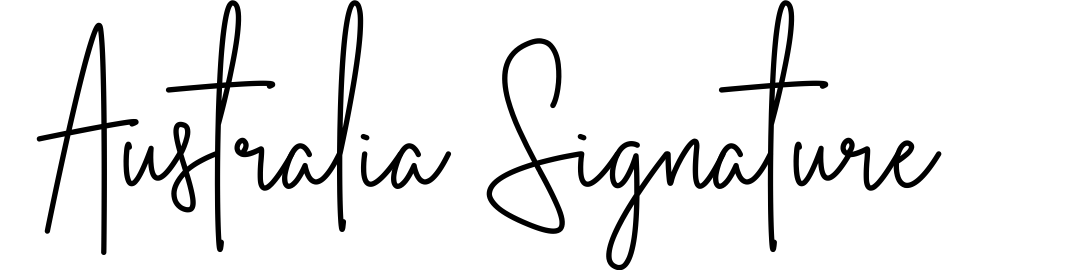 Australia Signature