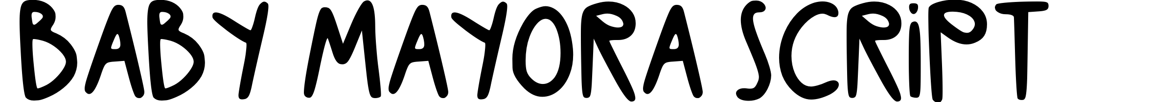 Baby Mayora Script