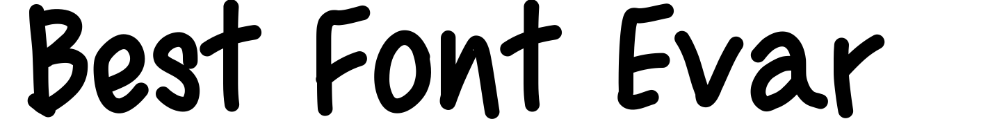 Best Font Evar