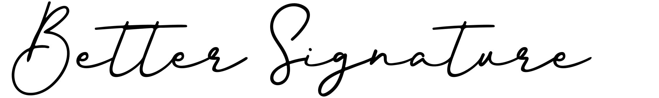 Better Signature