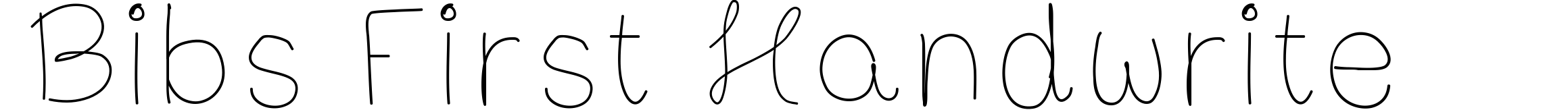 Bibs First Handwrite