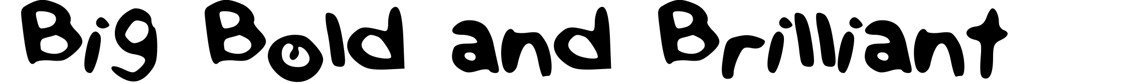 Big Bold and Brilliant