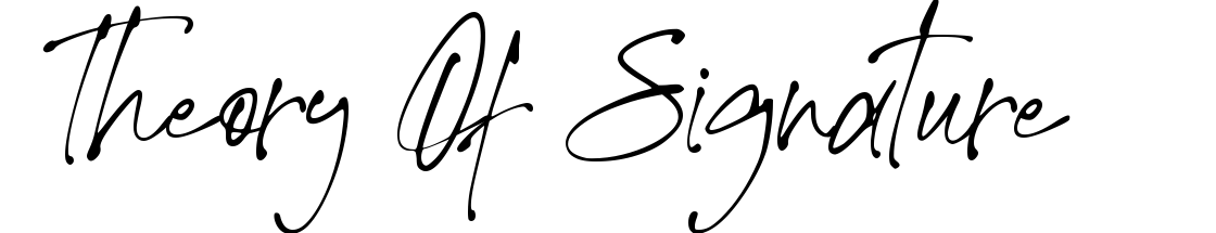 Theory Of Signature