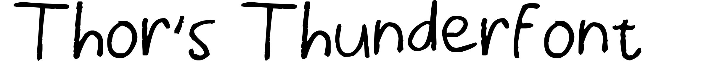Thor's Thunderfont