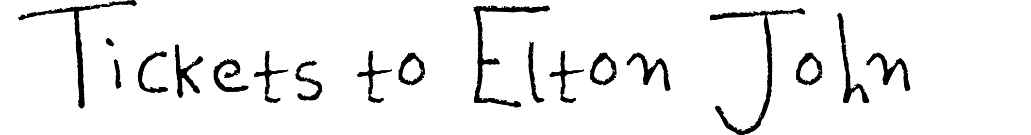 Tickets to Elton John