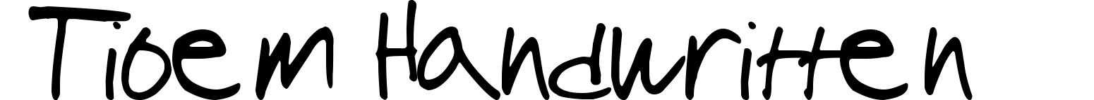 Tioem Handwritten