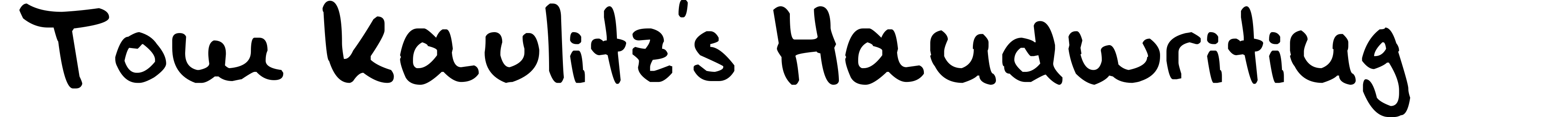 Tom Kaulitz's Handwriting