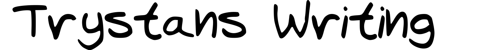 Trystans Writing