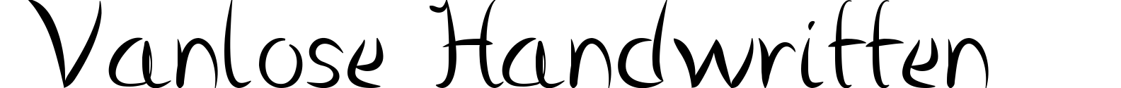 Vanlose Handwritten