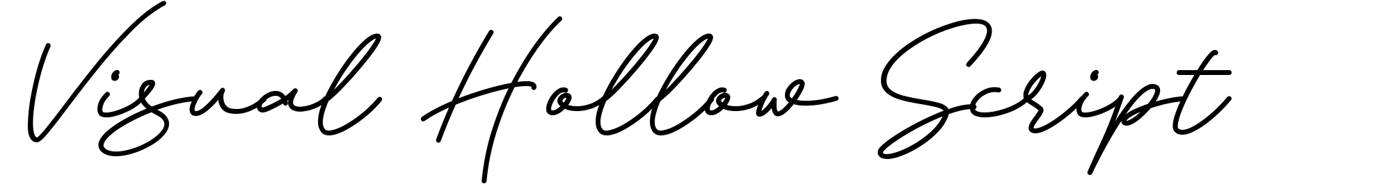 Visual Hollow Script