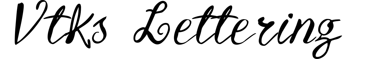 Vtks Lettering