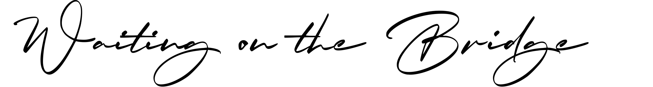 Waiting on the Bridge