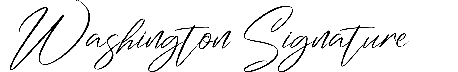 Washington Signature