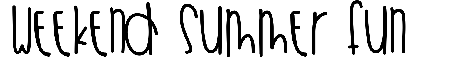 Weekend Summer Fun