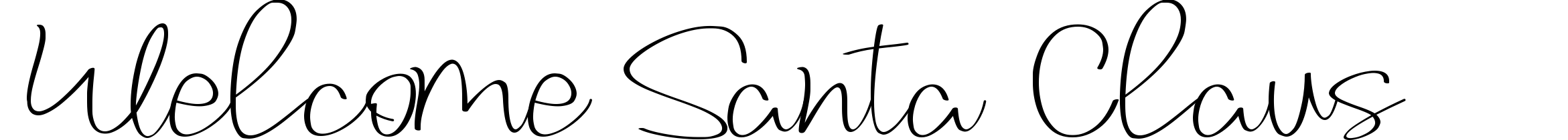 Welcome Santa Claus
