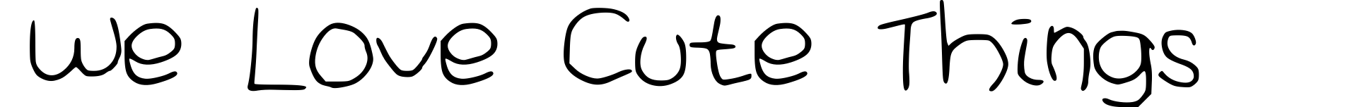 We Love Cute Things